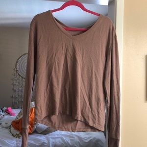Super soft blush pink long sleeve